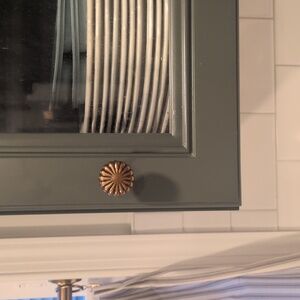 Gold Floral Cabinet Knobs Cabinet Pulls